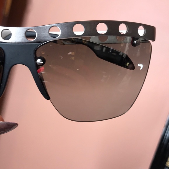 Prada silver aluminum sunglasses - Picture 3 of 8